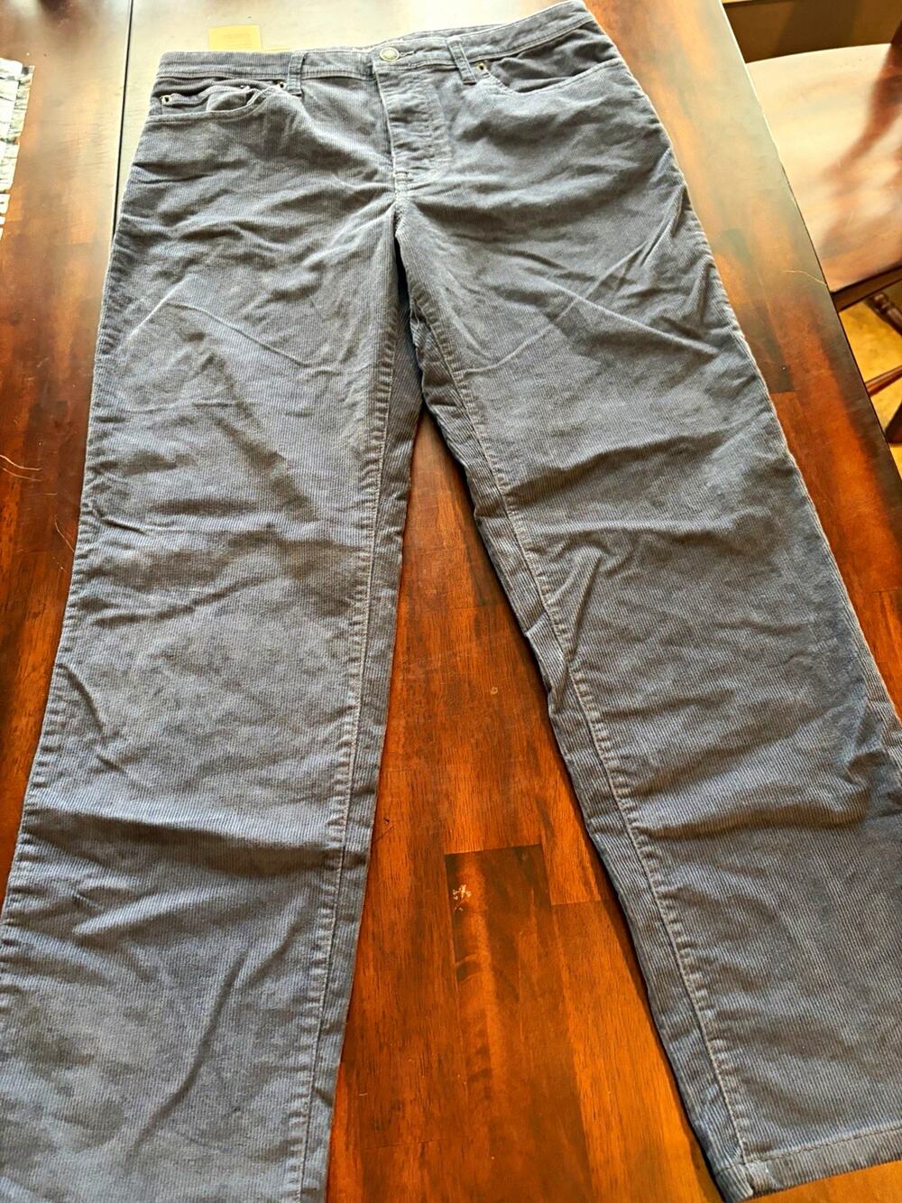 Goodfellow & Co Men’s Gray Corduroy Casual Pants Straight Fit Waist 32x30 NWT
